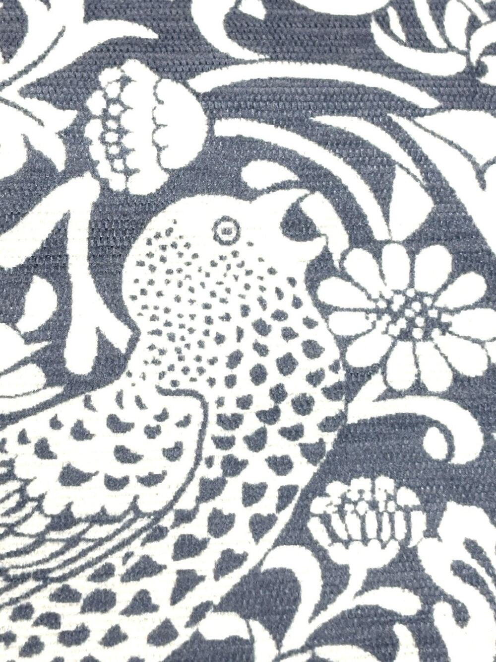 William Morris & Co Bird Strawberry Thief Shower Curtain Blue White LIGHTWEIGHT